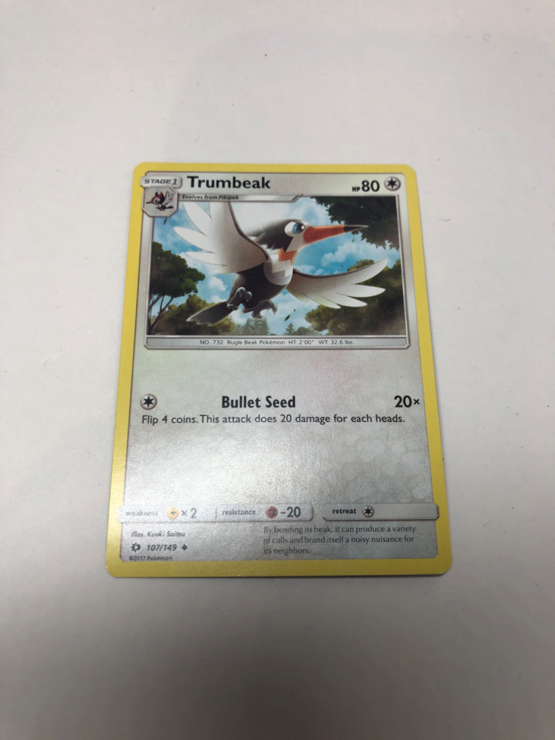 Pokmon TCG Trumbeak 107/149 English PayMore Castleton Pokmon TCG Trumbeak 107/149 English PayMore Castleton