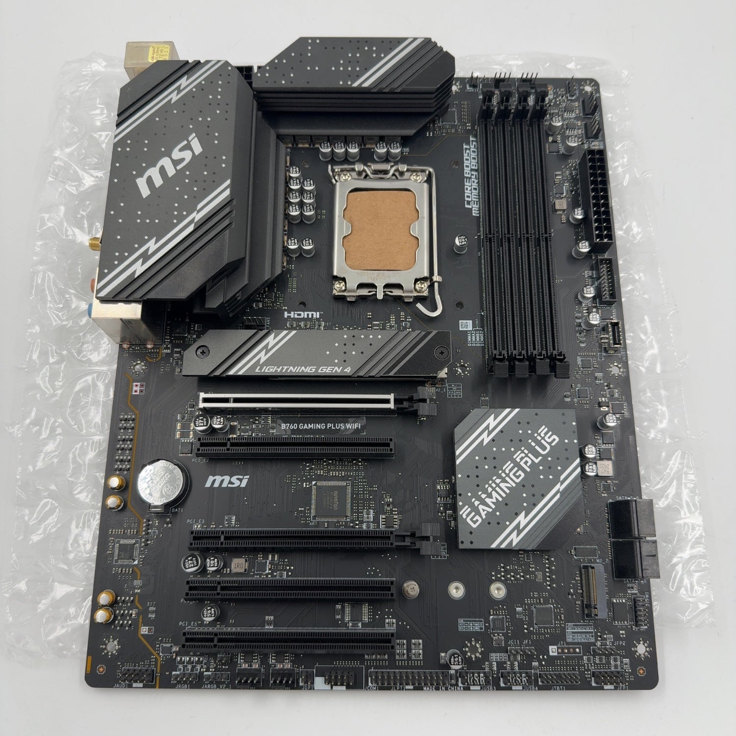 MSi B760 Gaming Plus WiFi LGA 1700 ATX Intel DDR5 Motherboard